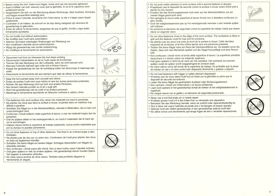 Makita AF632 manual 