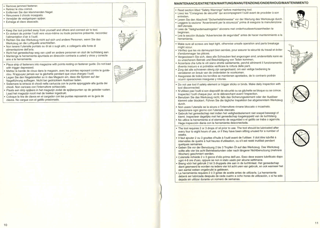 Makita AF632 manual 