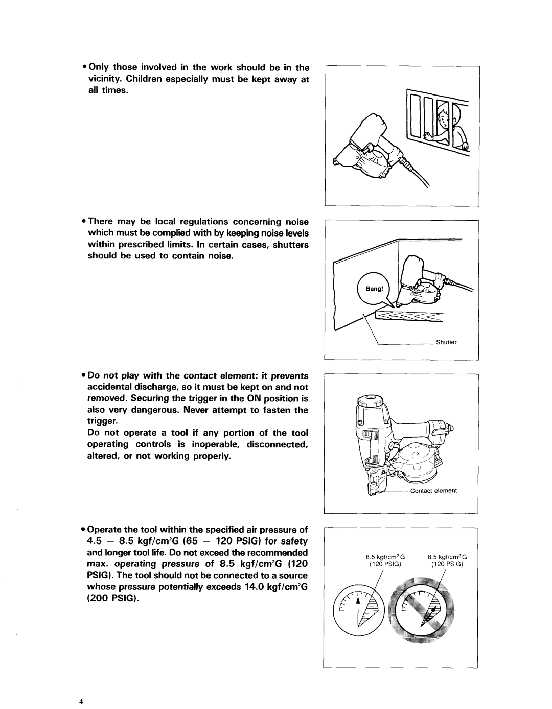 Makita AN611 instruction manual Shutter 