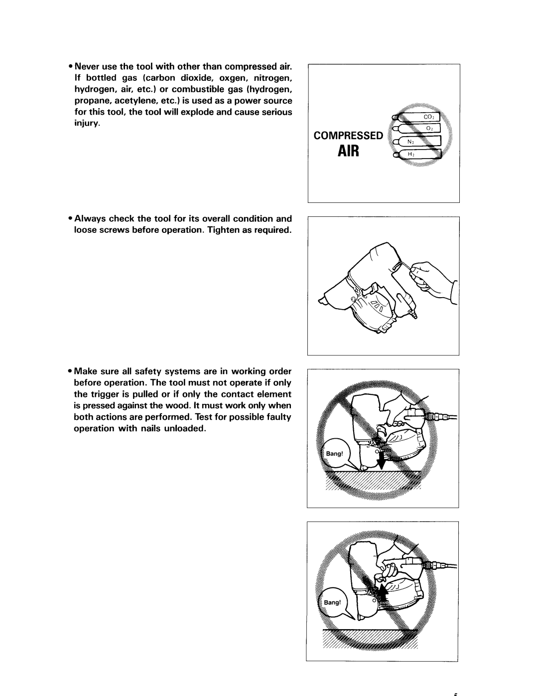 Makita AN611 instruction manual Air 