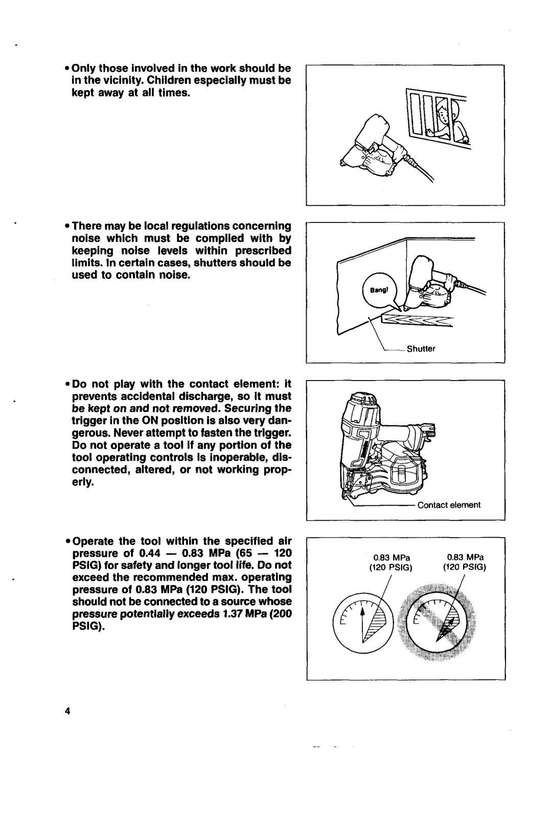 Makita AN621 instruction manual Shutter 