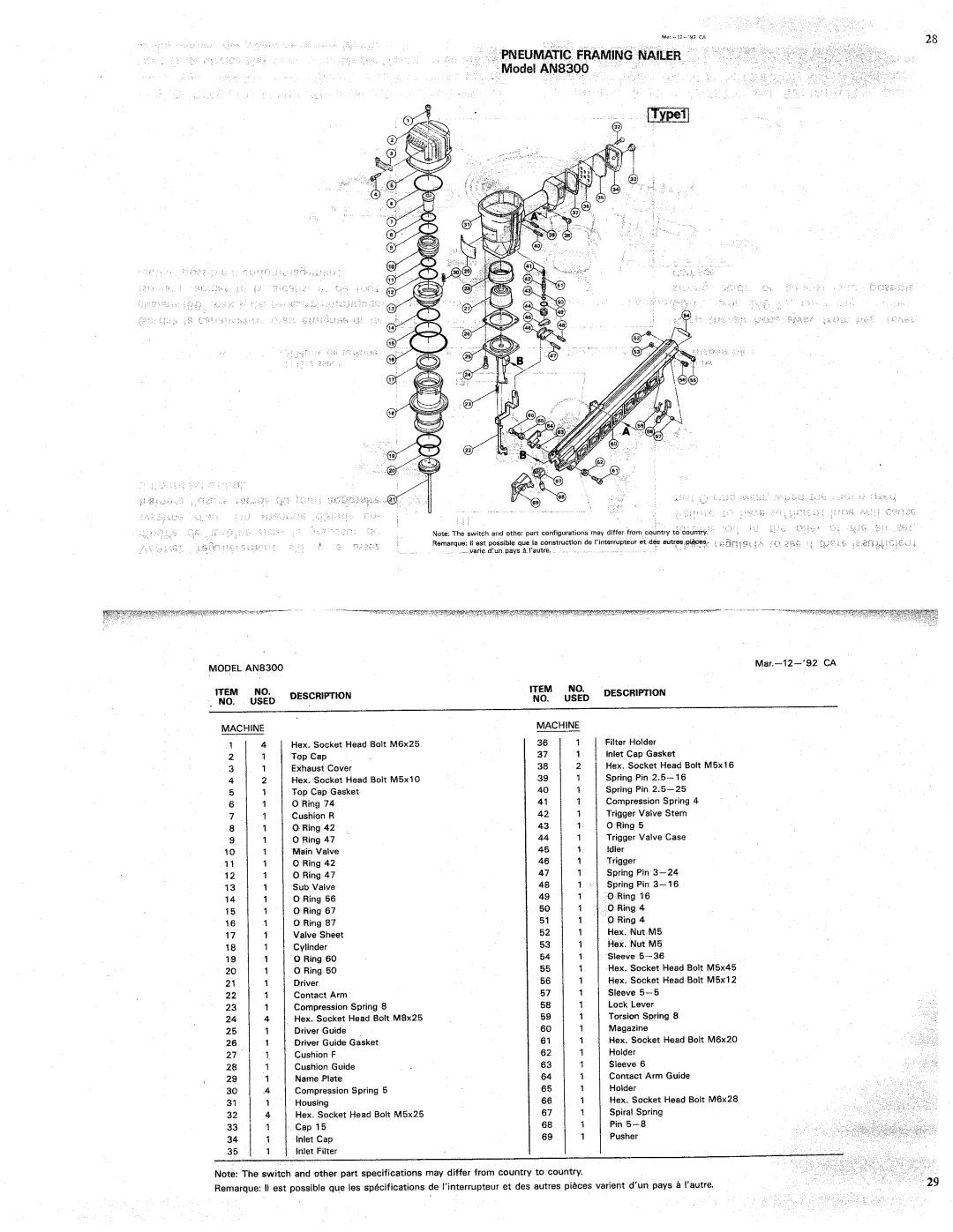 Makita AN8300 manual 