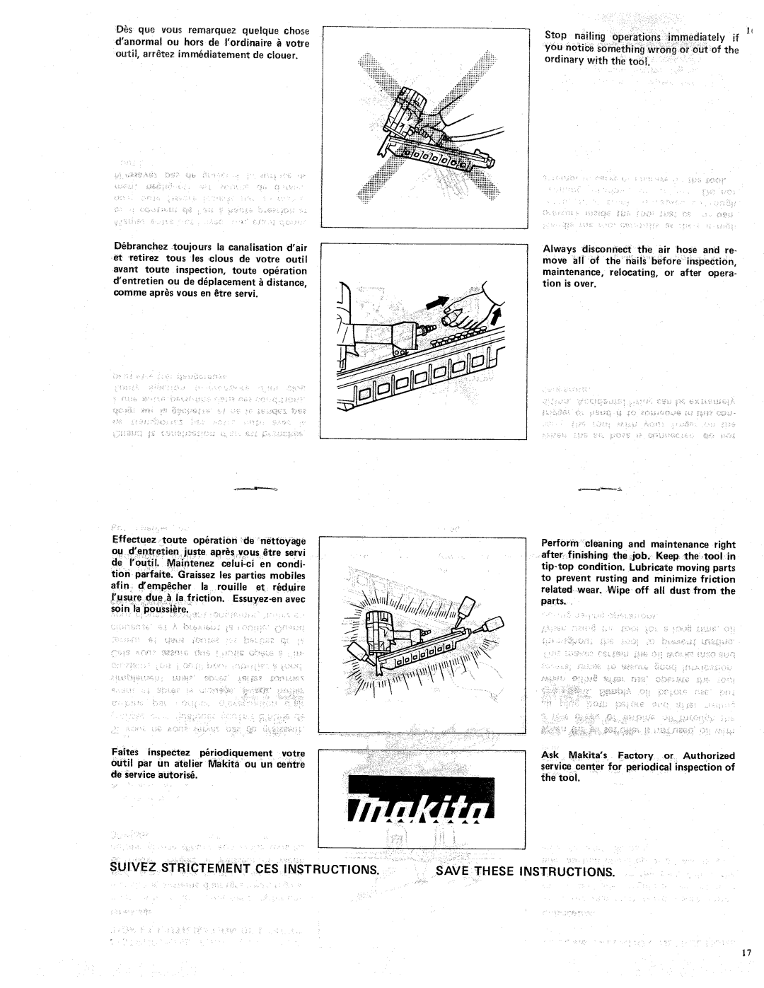 Makita AN8300 manual 