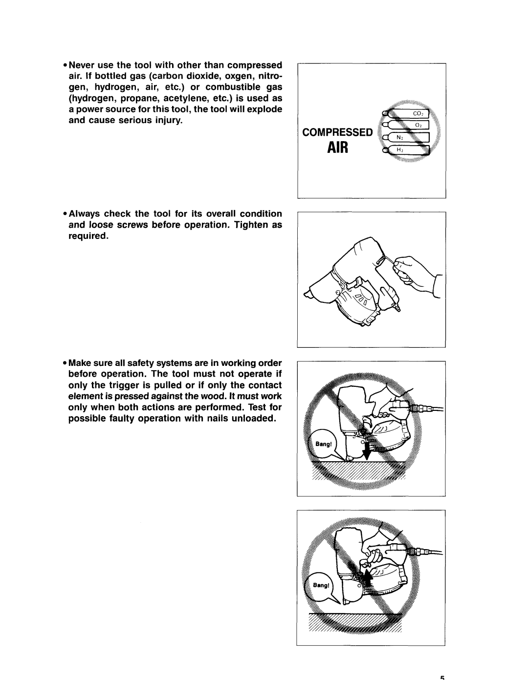 Makita AN901 instruction manual Air 