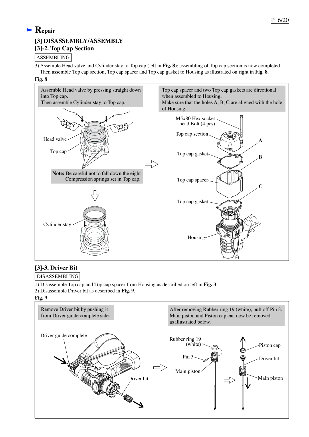 Makita AR410HR dimensions Driver Bit 