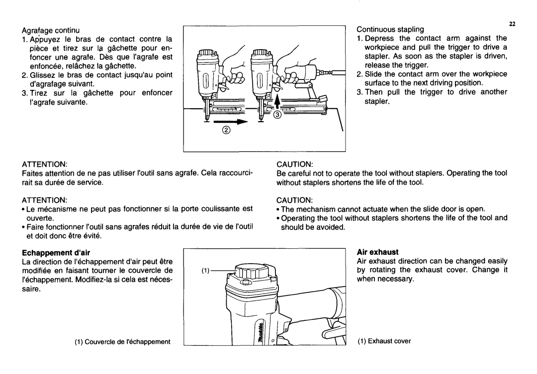 Makita AT638 instruction manual 