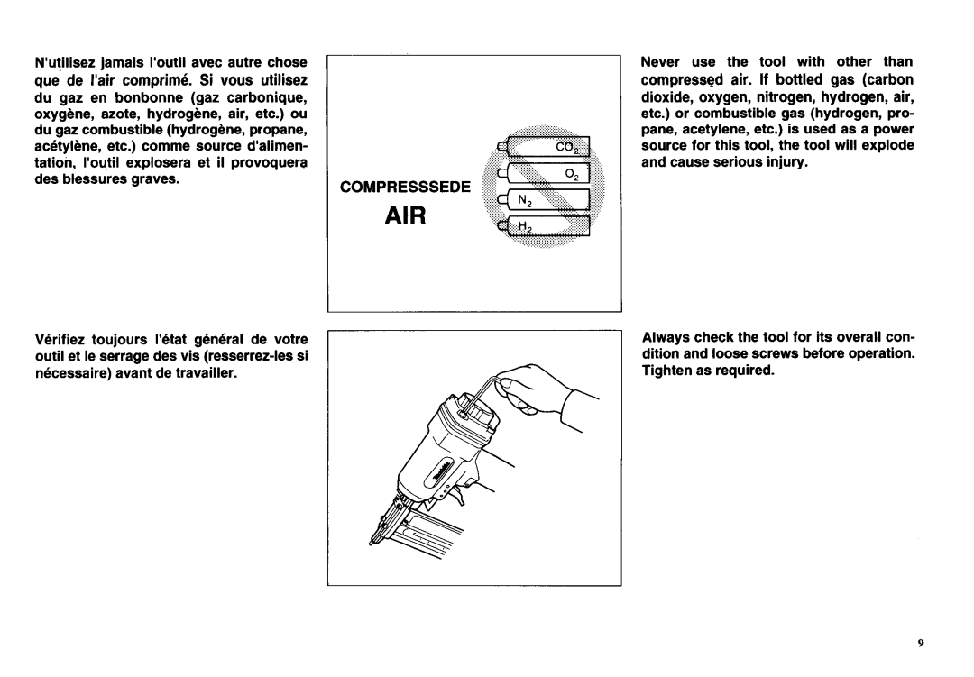 Makita AT638 instruction manual Air 