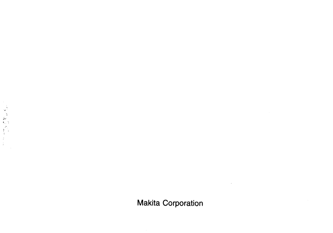 Makita AT638 instruction manual Makita Corporation 