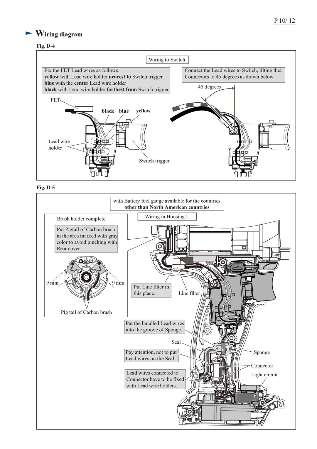 Makita BDF448 dimensions Fig. D-4 