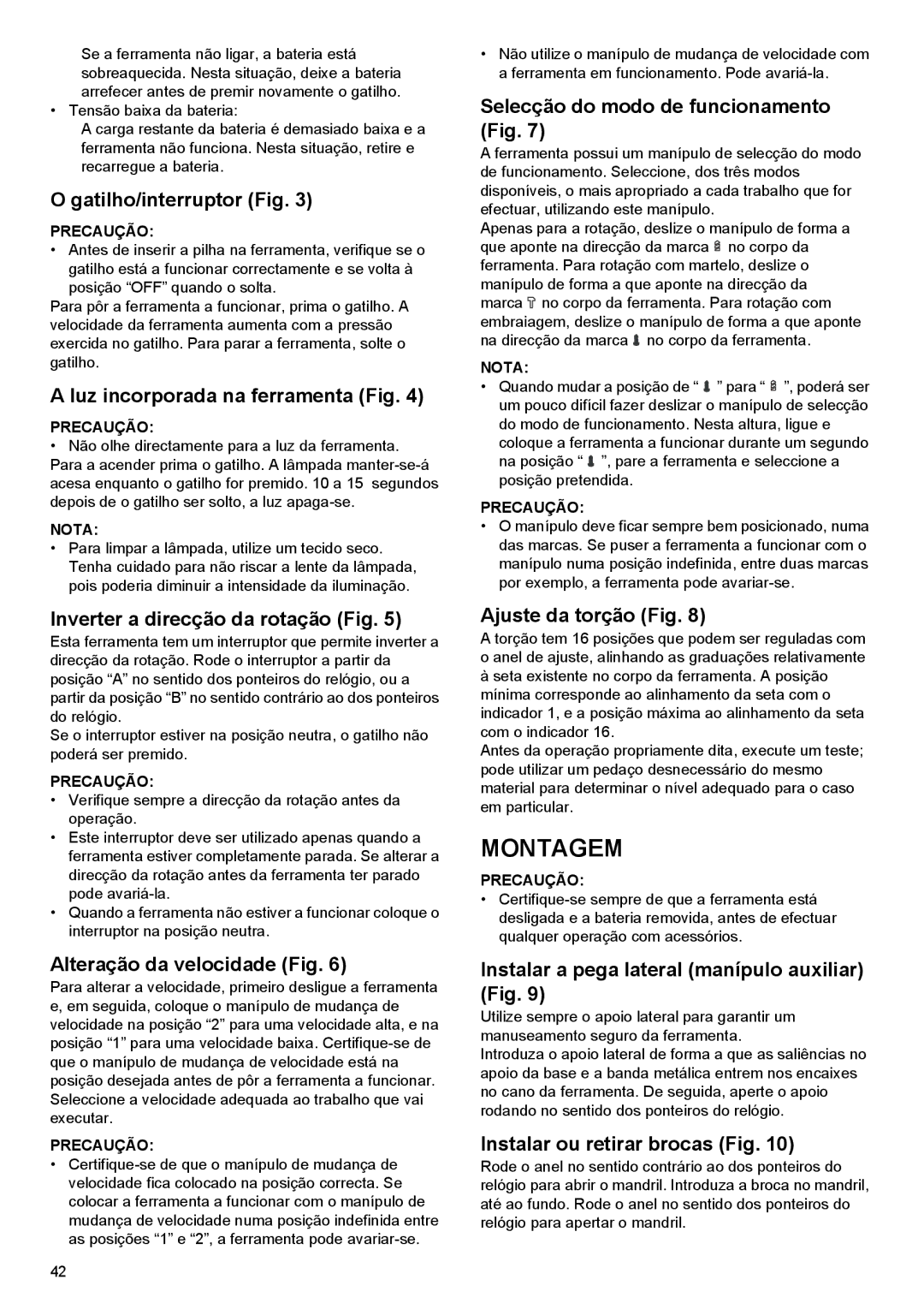 Makita BHP454, BHP444 instruction manual Montagem 