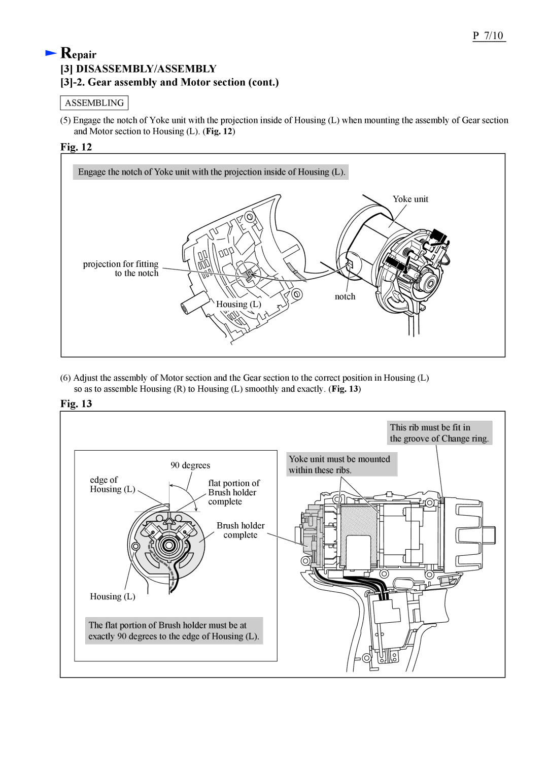 Makita BHP456(LXPHOL*1) dimensions Disassembly/Assembly 