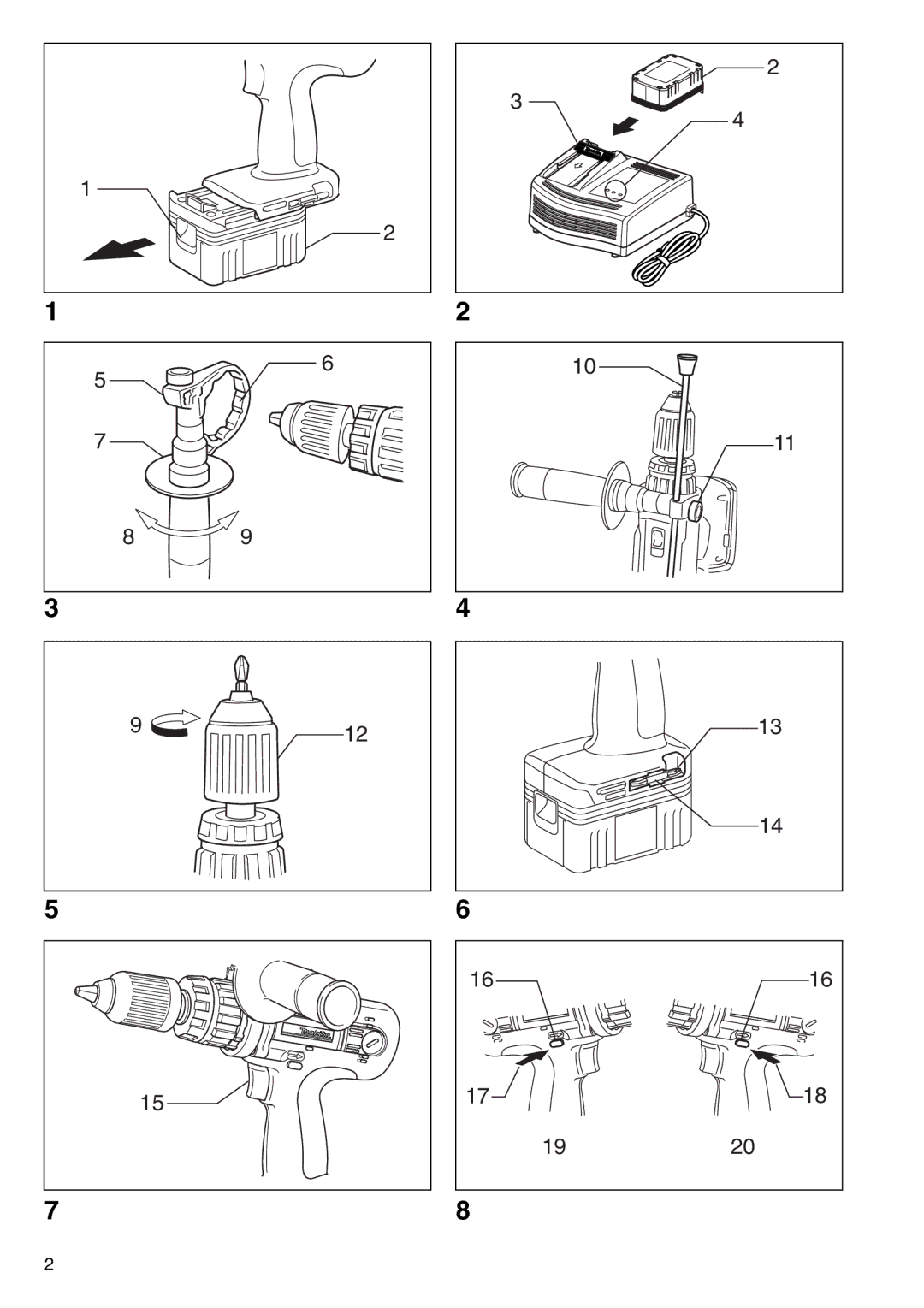 Makita BHP460 instruction manual 