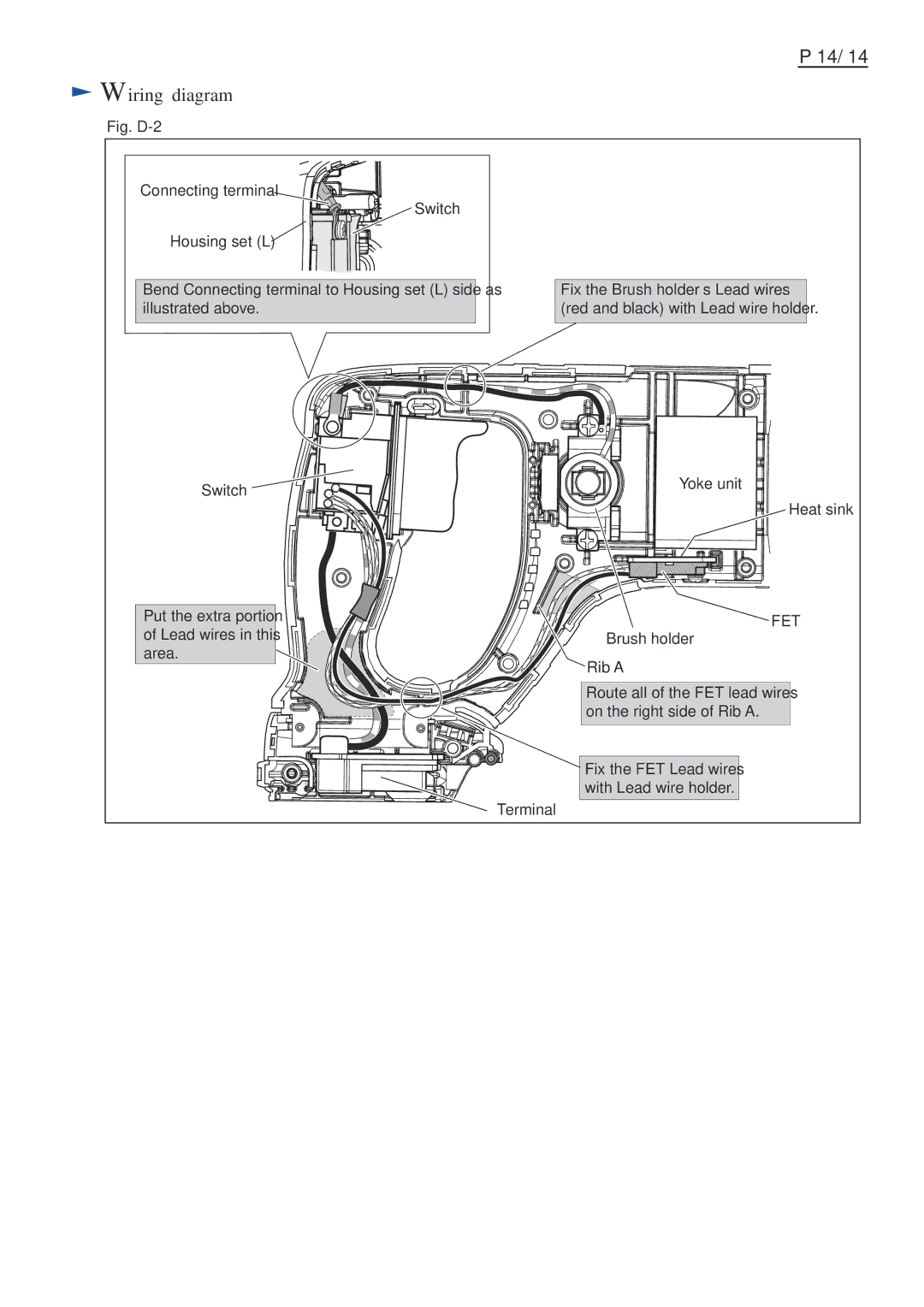 Makita BHR241Z, BHR241RFE specifications Wiring diagram 