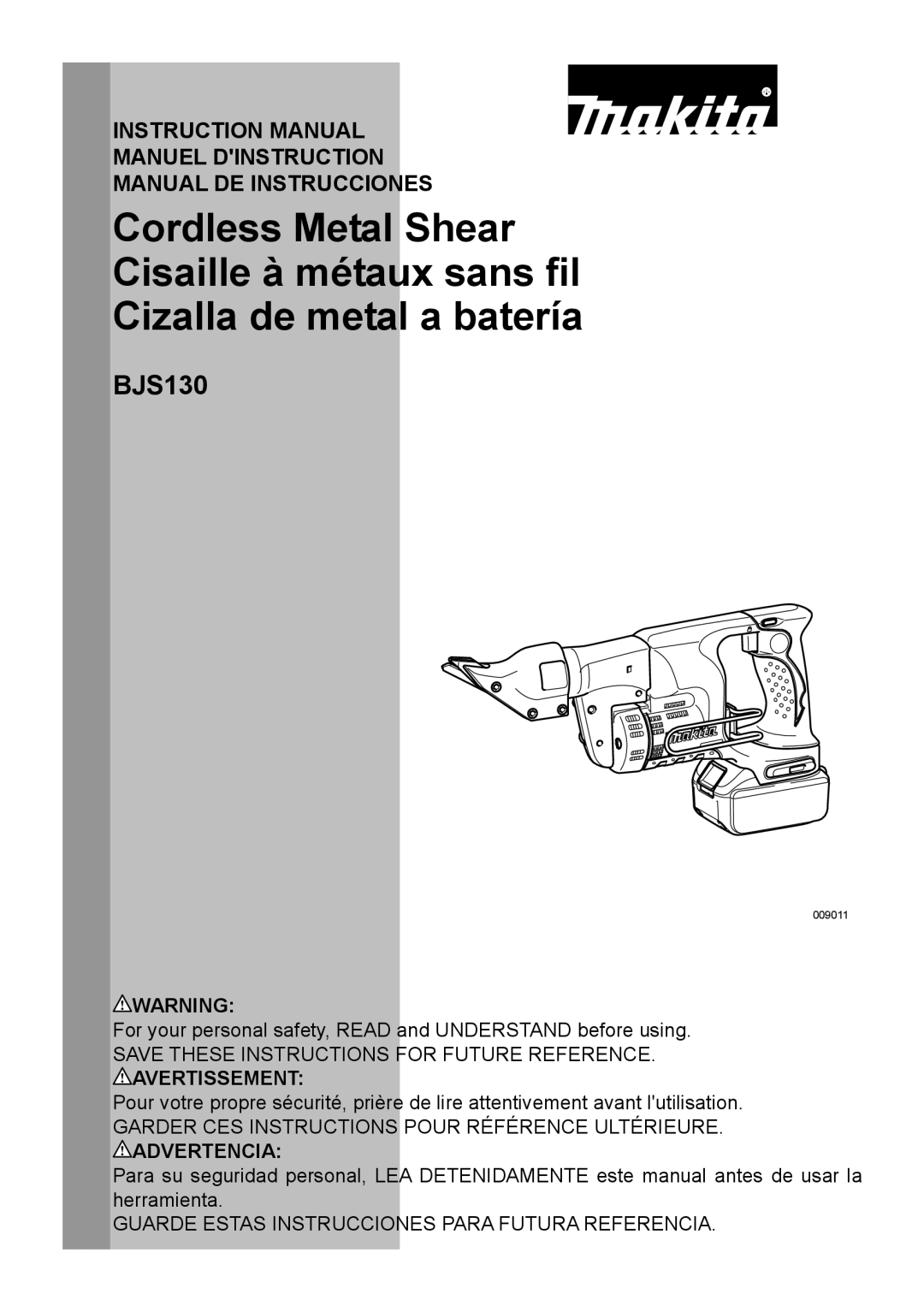 Makita BJS130 instruction manual 