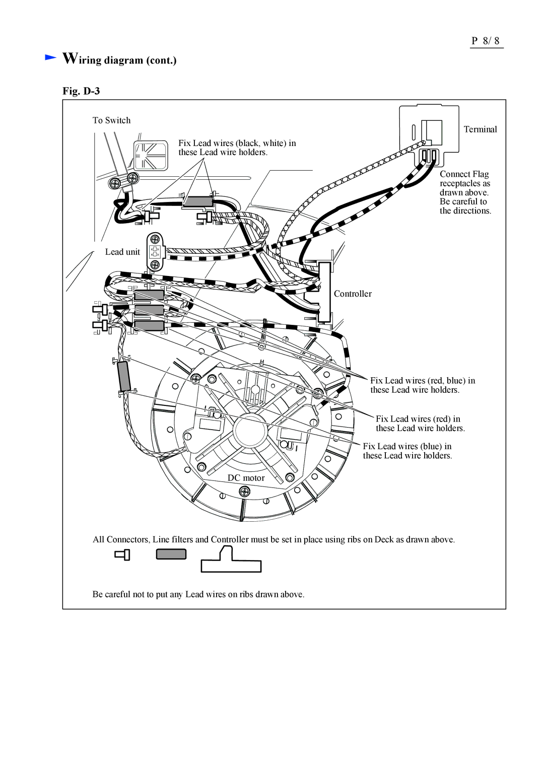 Makita BLM430, LM430D dimensions Fig. D-3 