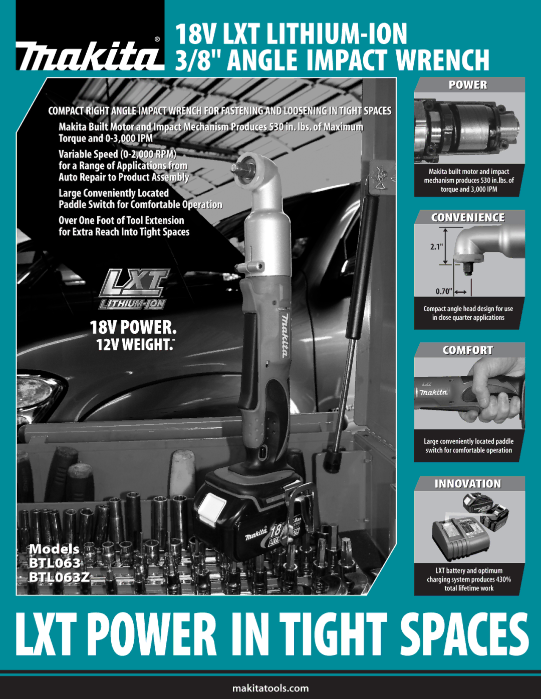 Makita BTL063Z manual 