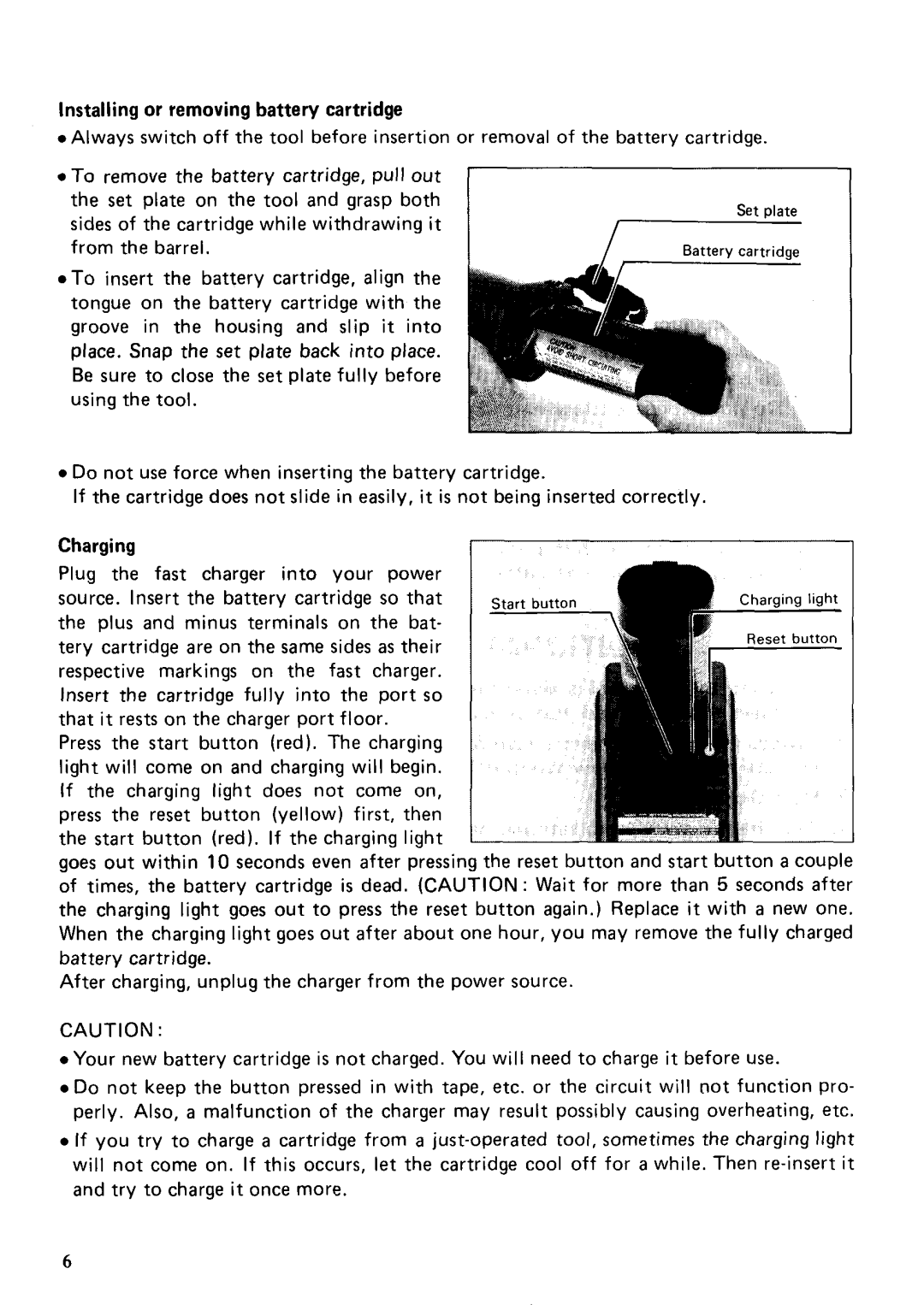 Makita DA390D instruction manual Installing or removing battery cartridge, Charging 