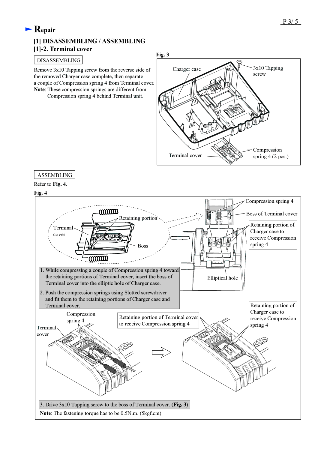 Makita DC18RC dimensions Terminal cover 