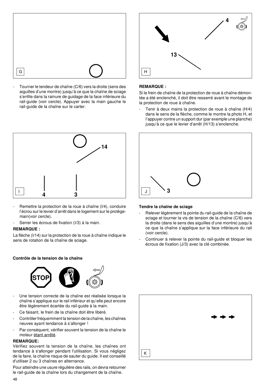 Makita DCS 401, DCS 400, DCS 340, DCS 341 manual Stop 