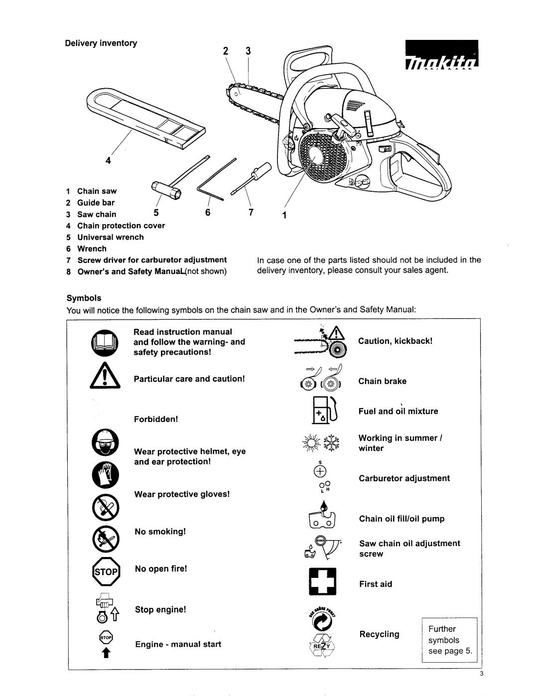 Makita DCS 6400, DCS6401, DCS 7901, DCS 7300, DCS 7900, DCS 7301 manual 