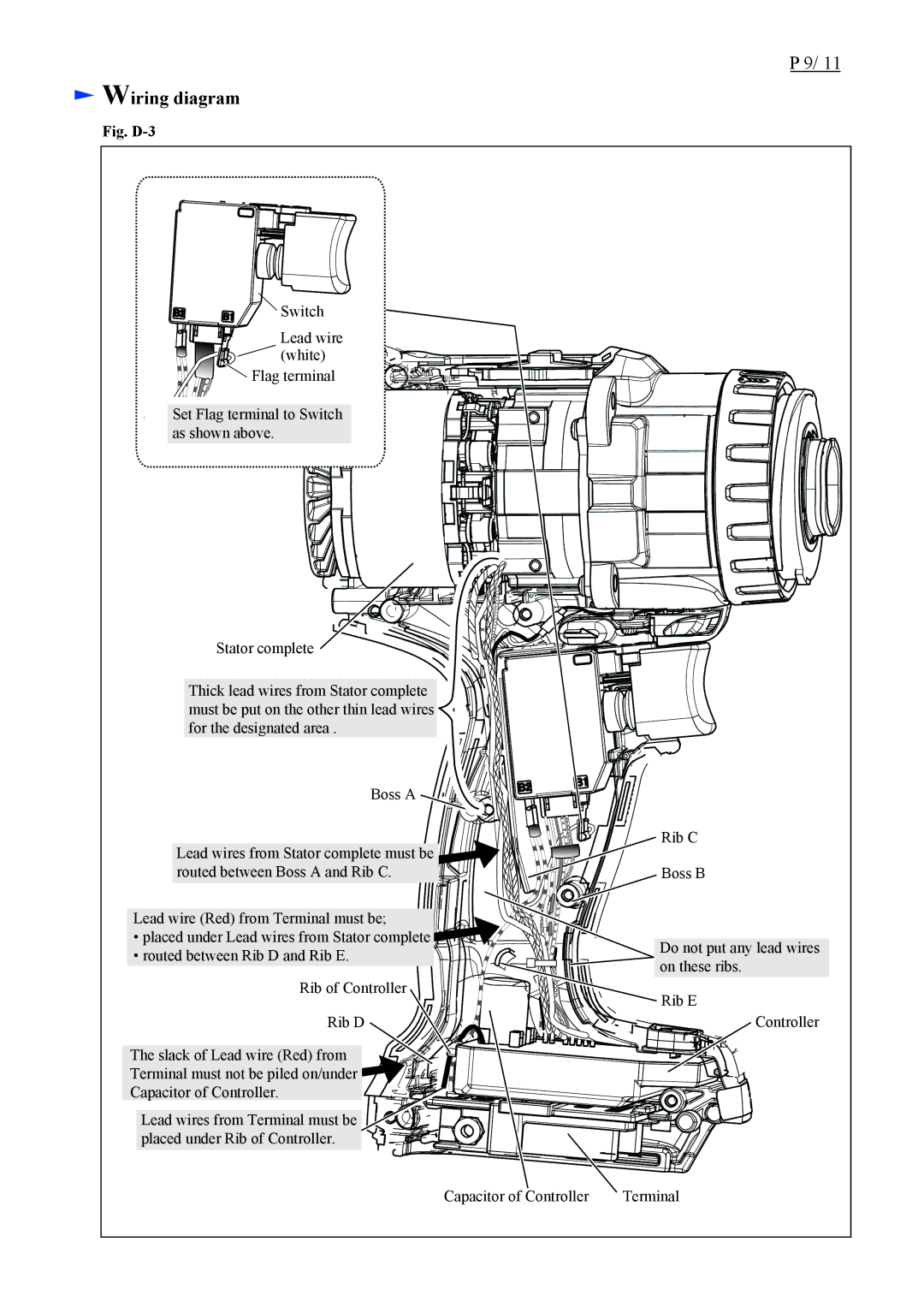 Makita DDF481 dimensions Fig. D-3 