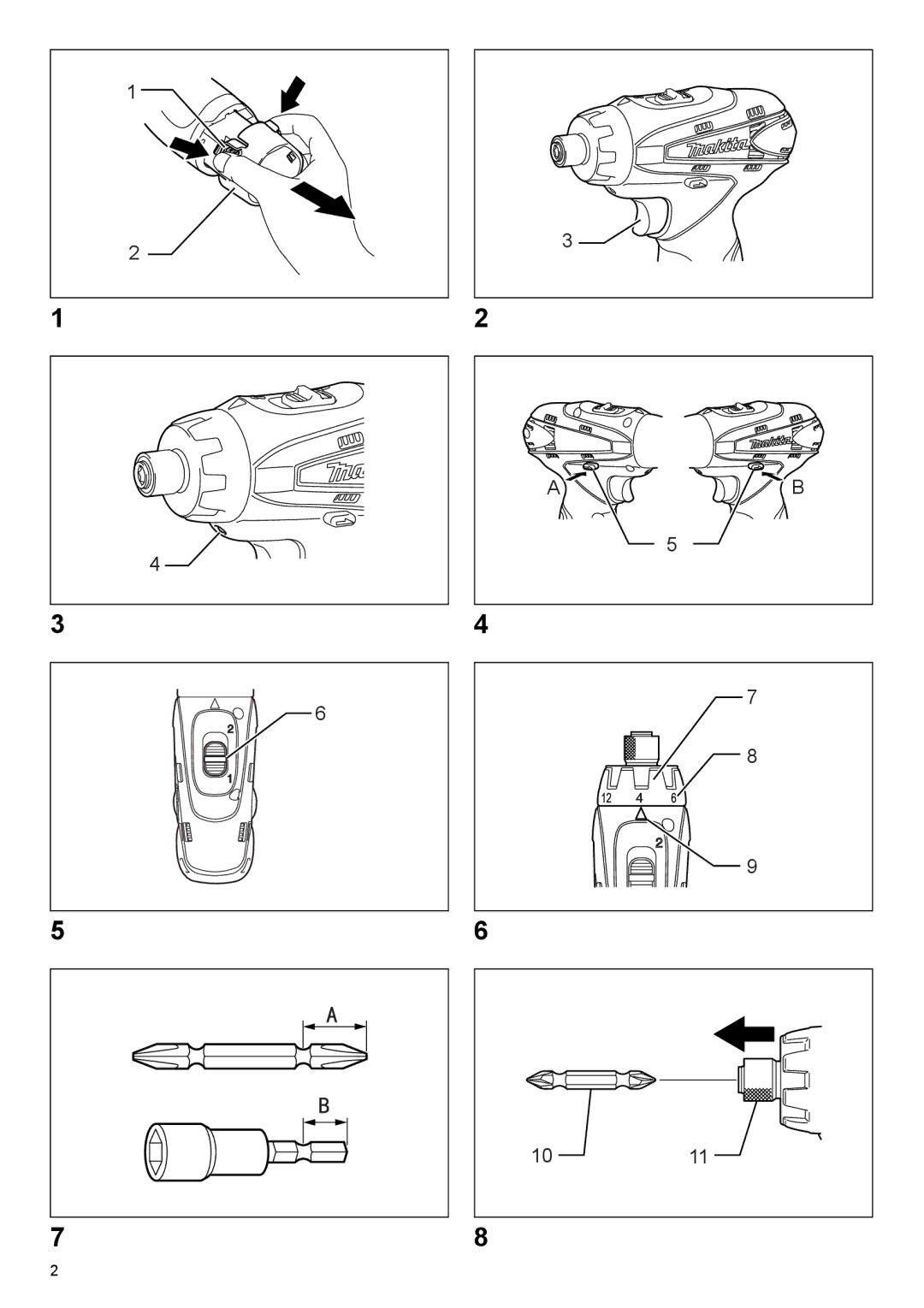 Makita DF030D instruction manual 1011 