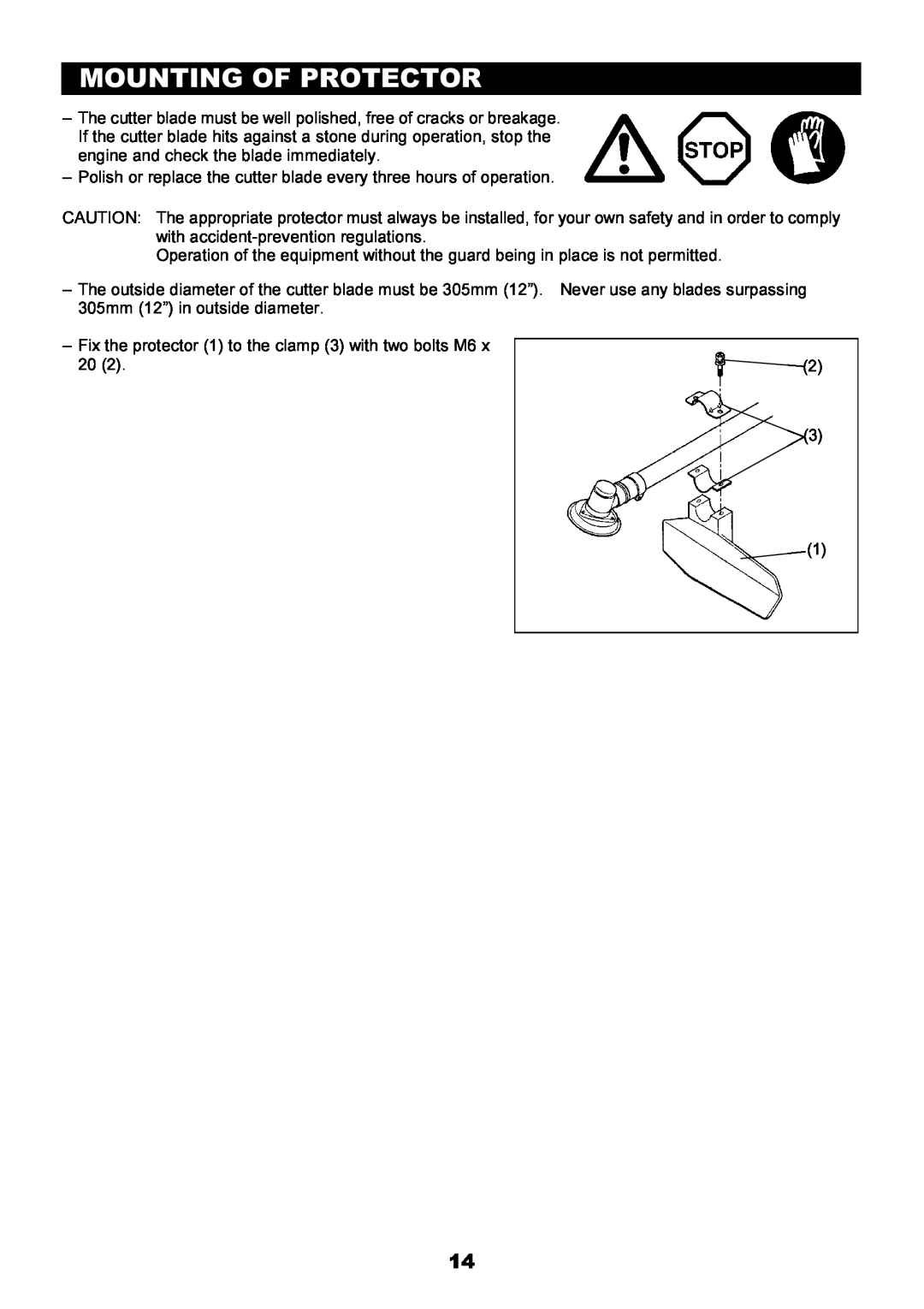 Makita EBH340U instruction manual Mounting Of Protector 