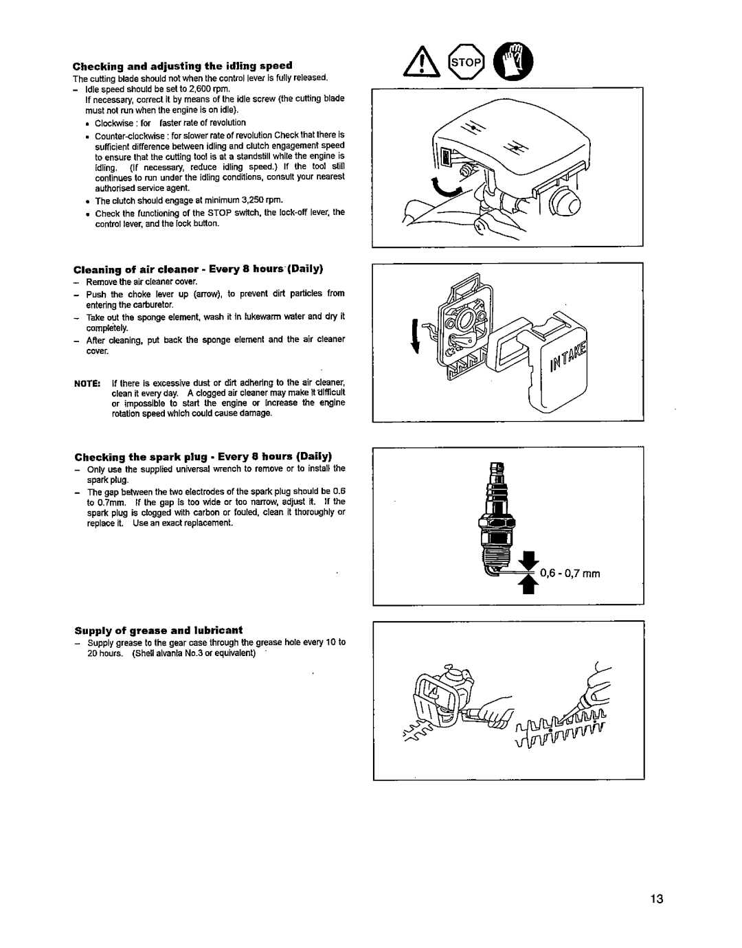 Makita EH561, EH760 manual 