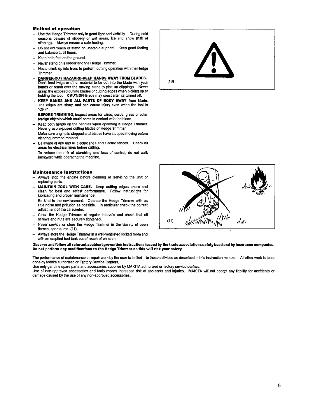 Makita EH561, EH760 manual 