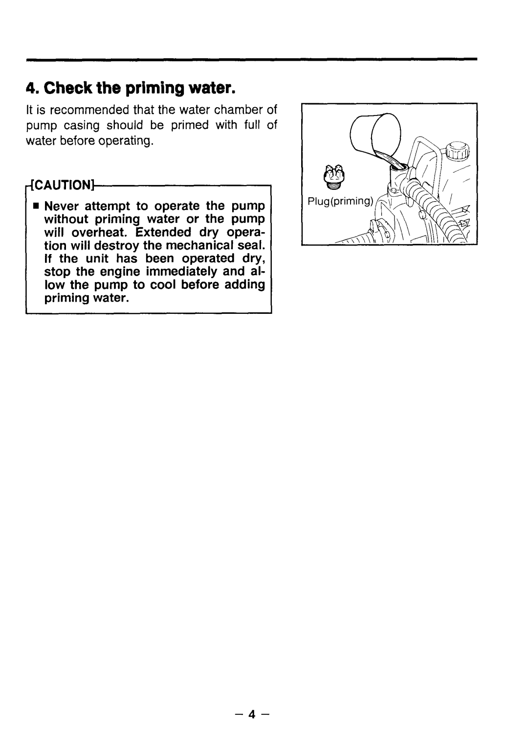 Makita EW1OOR instruction manual Check the prlmingwater 