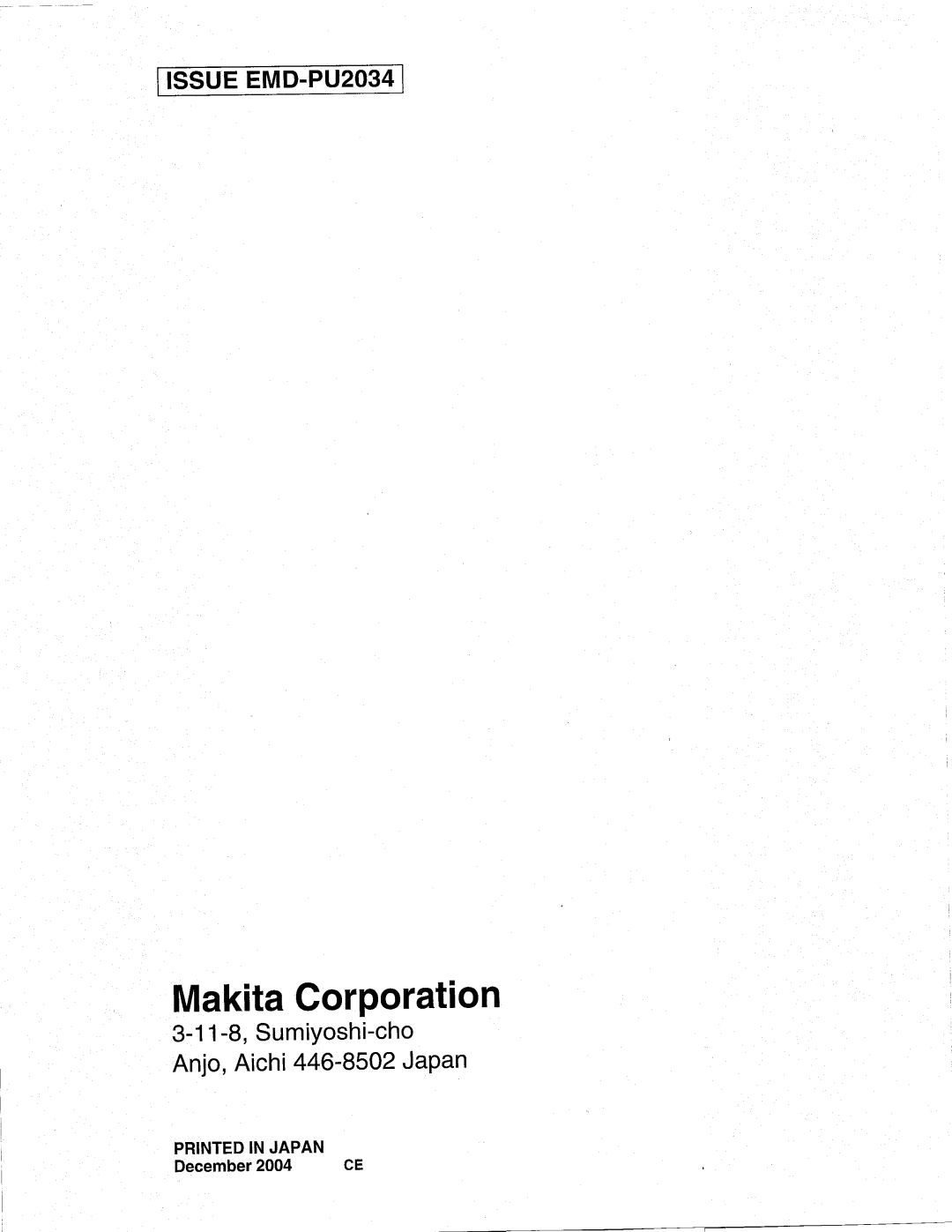 Makita EW120R, EW320TR, EW220R manual 
