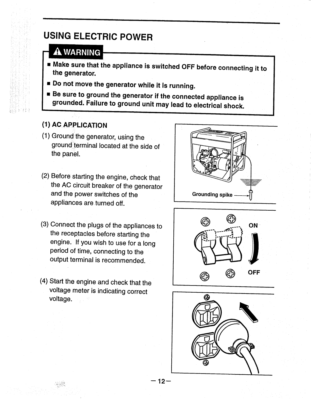 Makita G12000R manual 