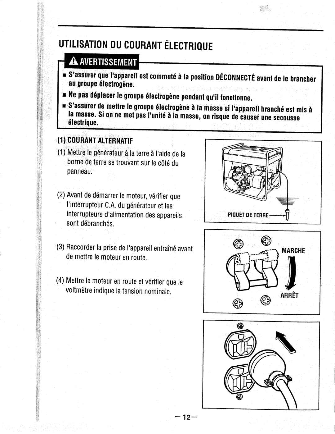 Makita G12000R manual 