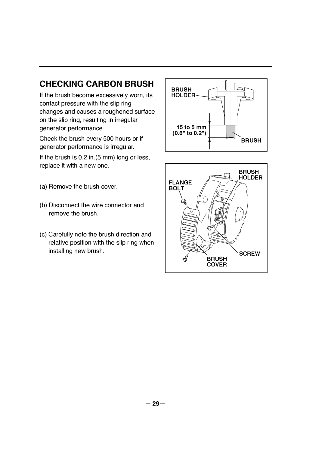 Makita G12010R manual Checking Carbon Brush, － 29－ 