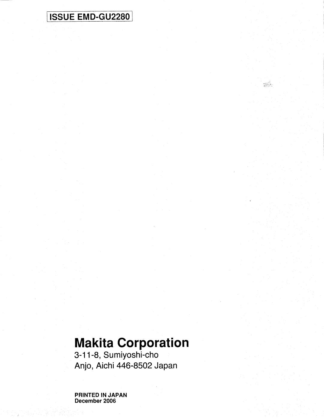 Makita G2800I manual 