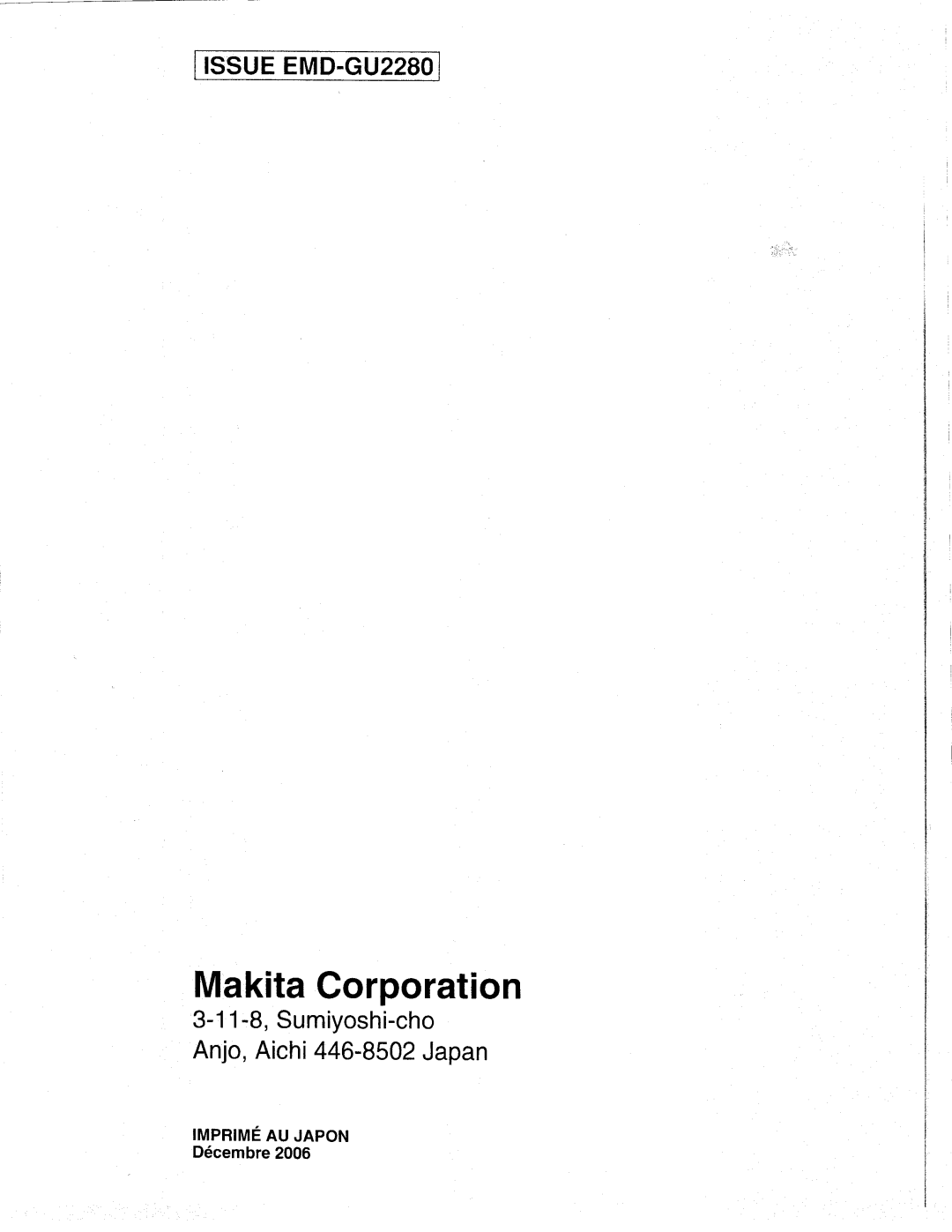 Makita G2800I manual 