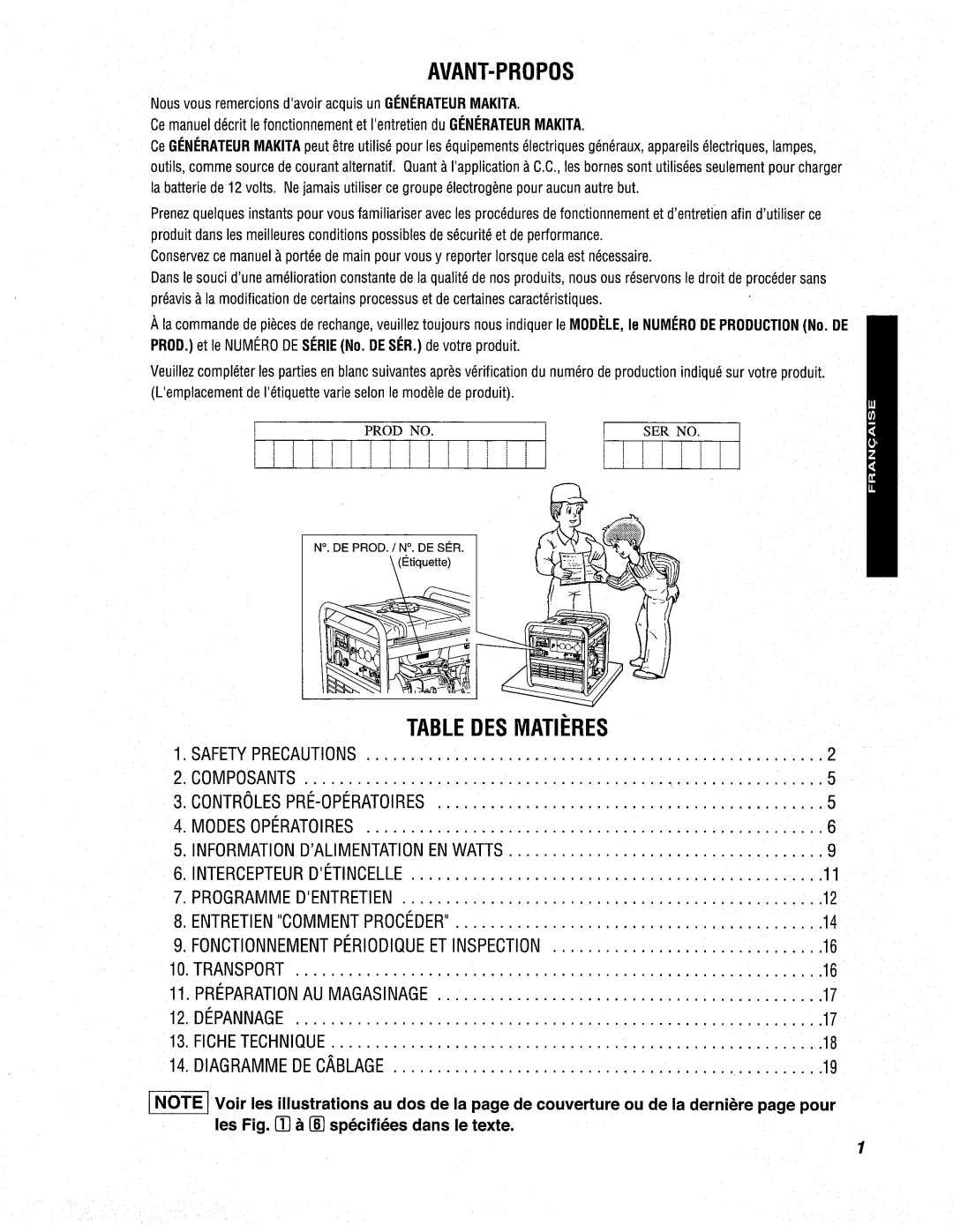 Makita G3200N, G4300N, G2800N manual 