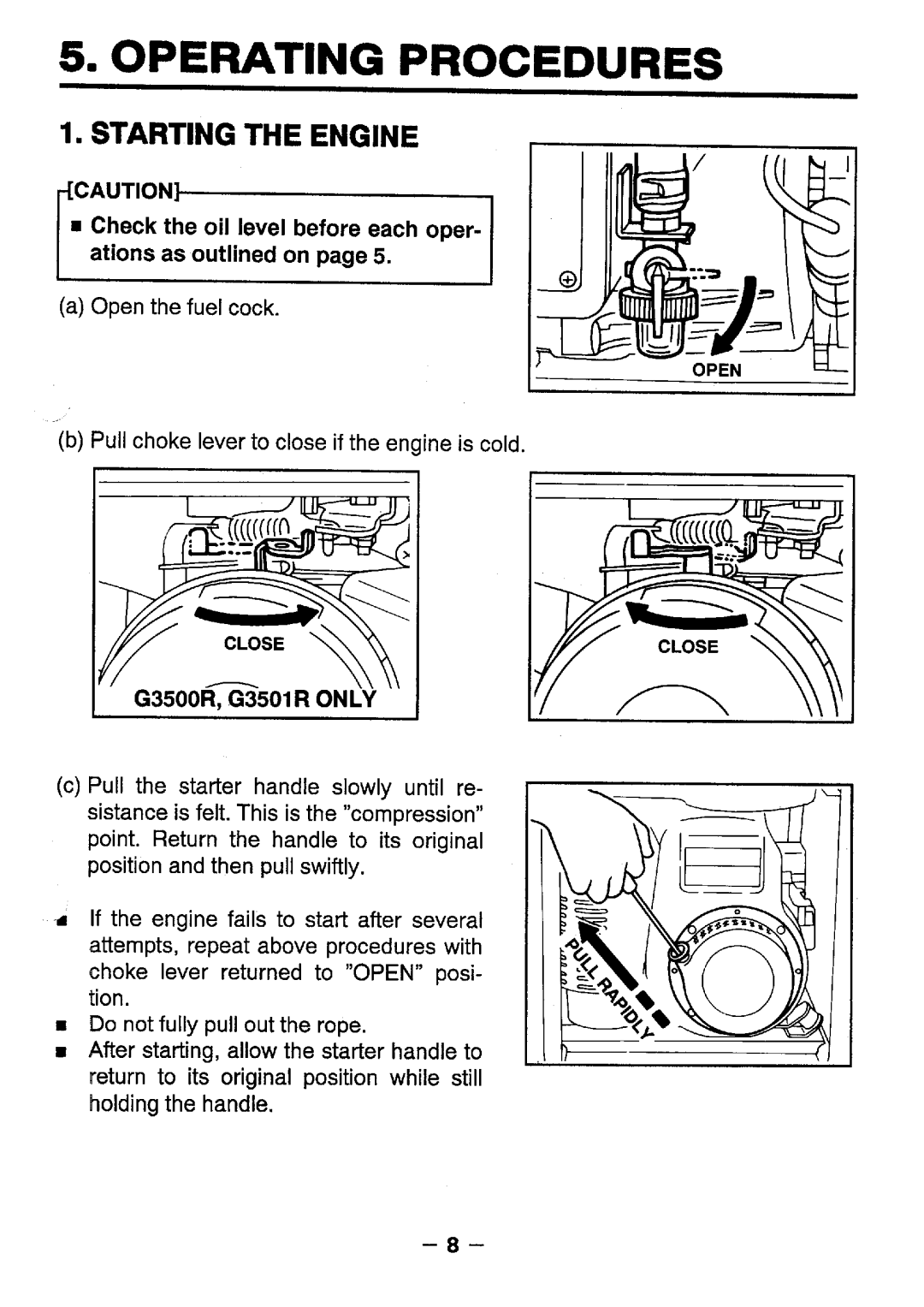 Makita G2400R, G5501R, G3501R, G3500R manual 