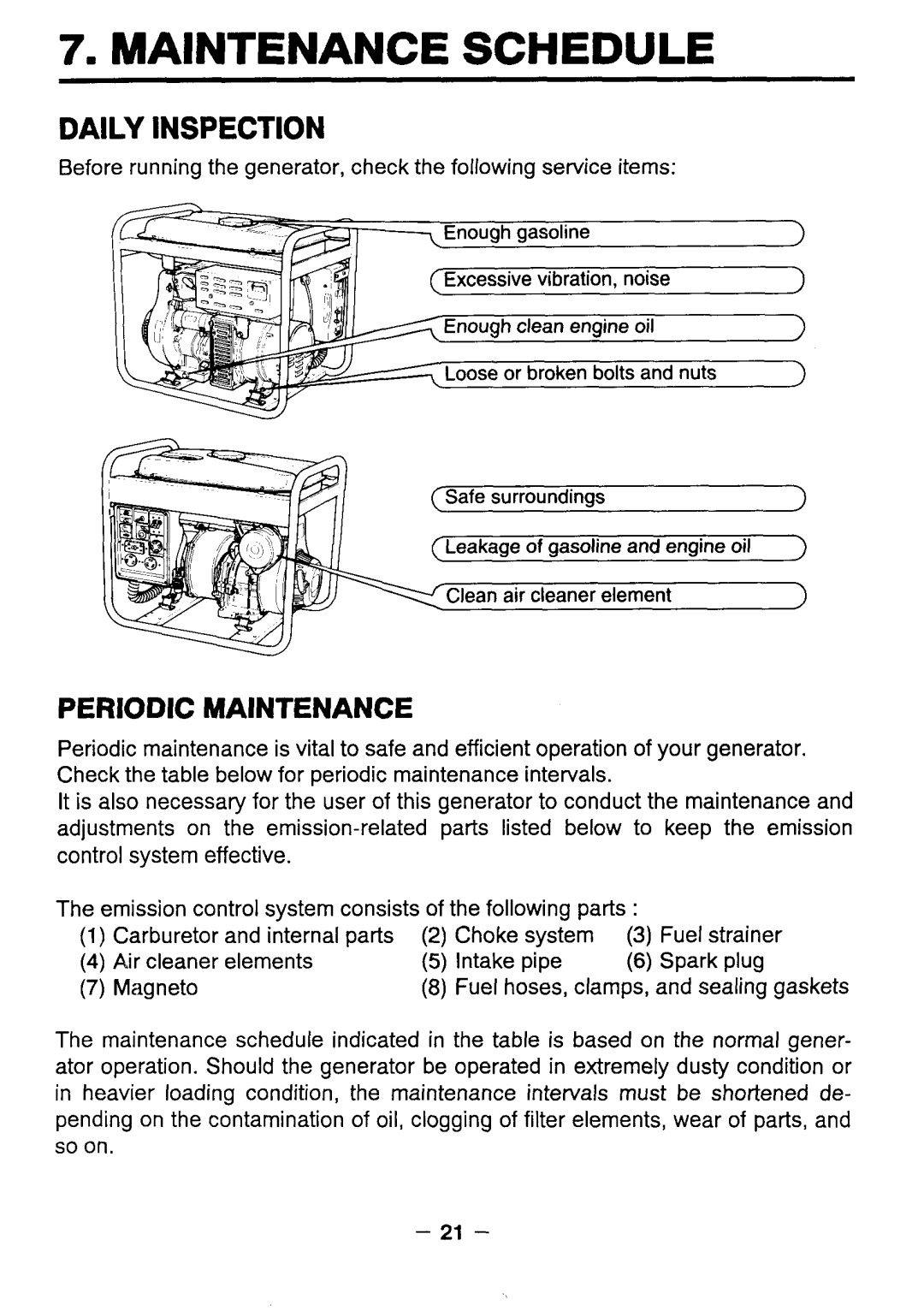 Makita G3511R, G571O R, G5711R, G351O R, G341O R manual Maintenance Schedule, Periodic Maintenance 