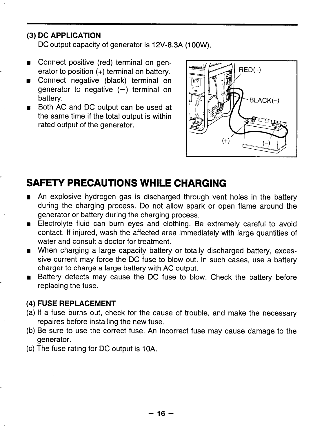 Makita G3511R, G571O R, G5711R, G351O R, G341O R manual Safety Precautions While Charging, 3DC APPLICATION, 4FUSE REPLACEMENT 