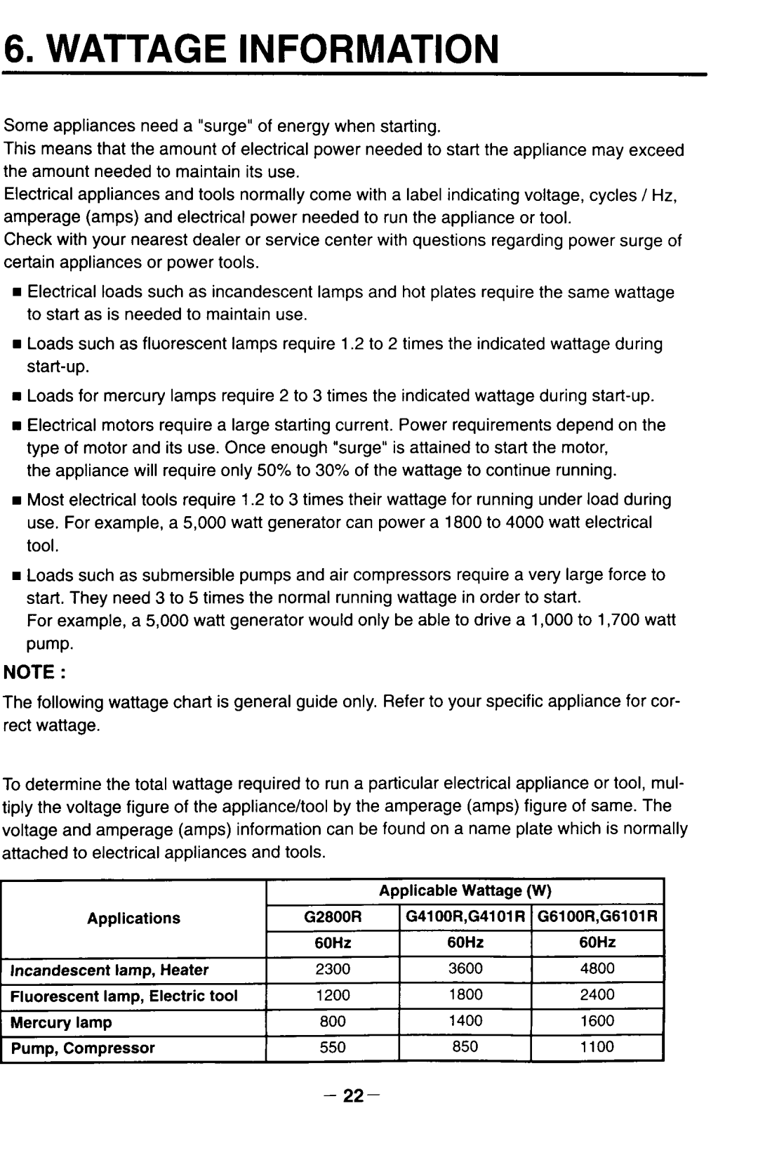 Makita G4100R, G6101R, G6100R, G4101R, G Series manual 