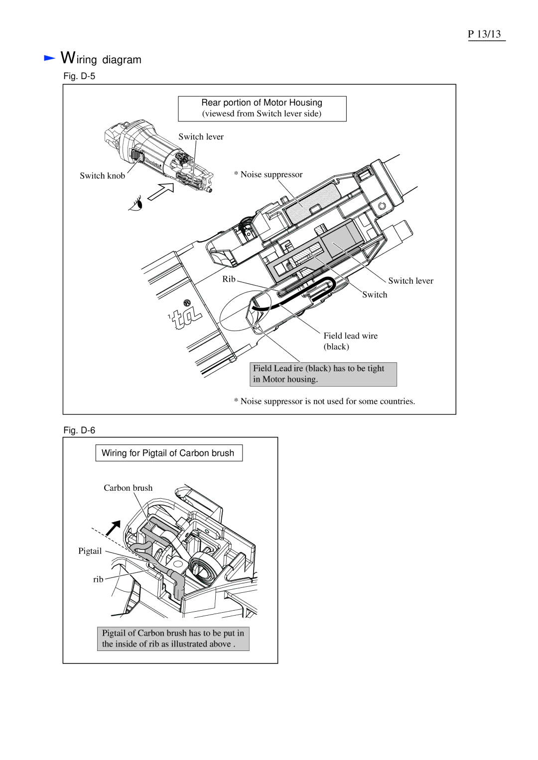 Makita GA4530, GA5030, GA4030 specifications 13/13 