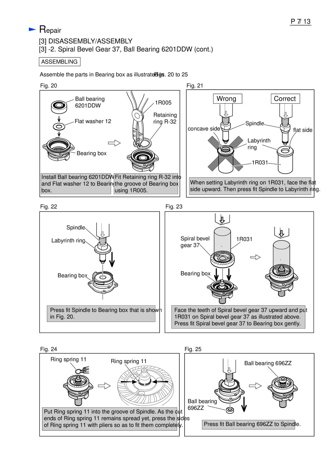 Makita GA4530, GA5030, GA4030 specifications Disassembly/Assembly 