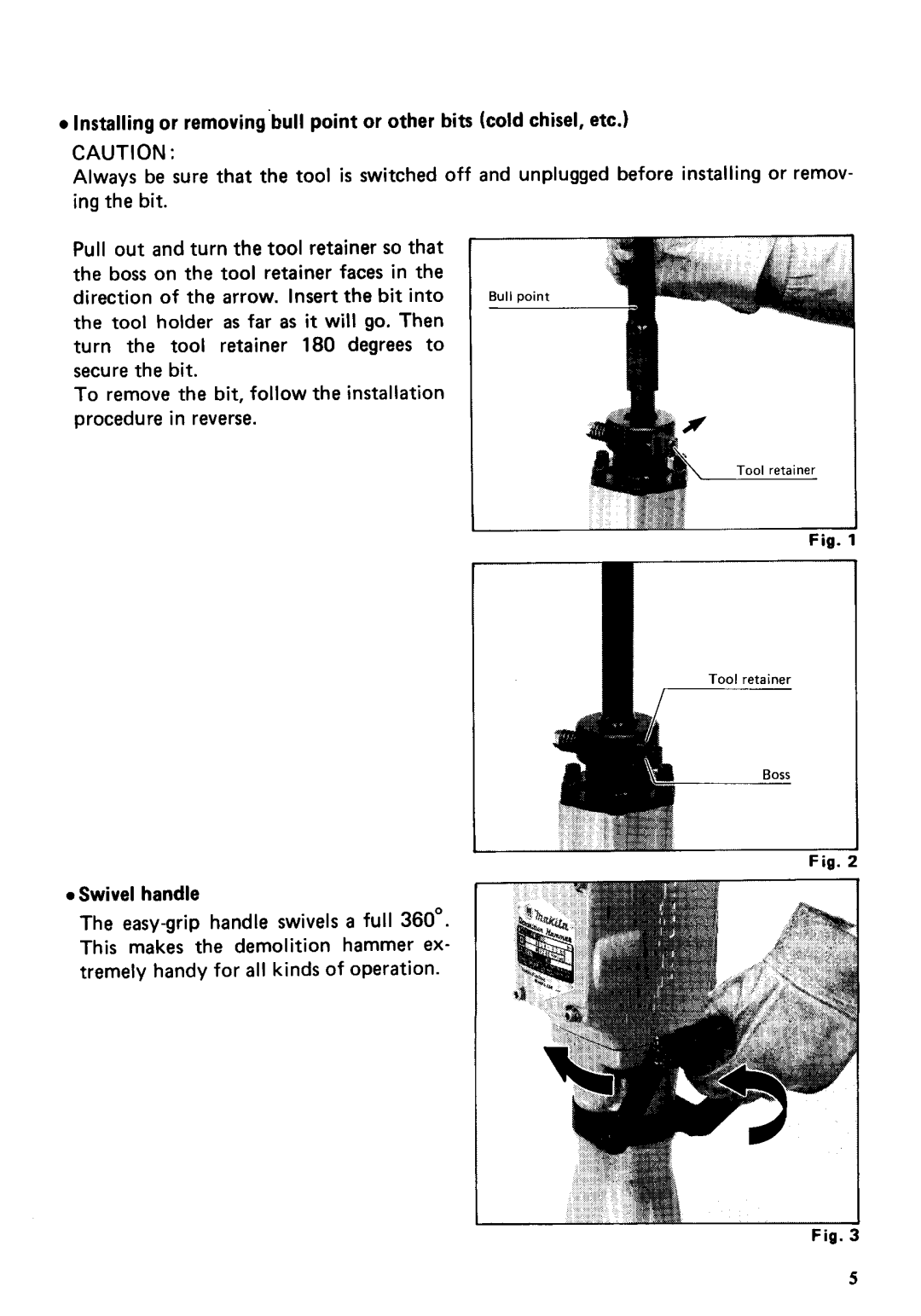 Makita HM1301 instruction manual 