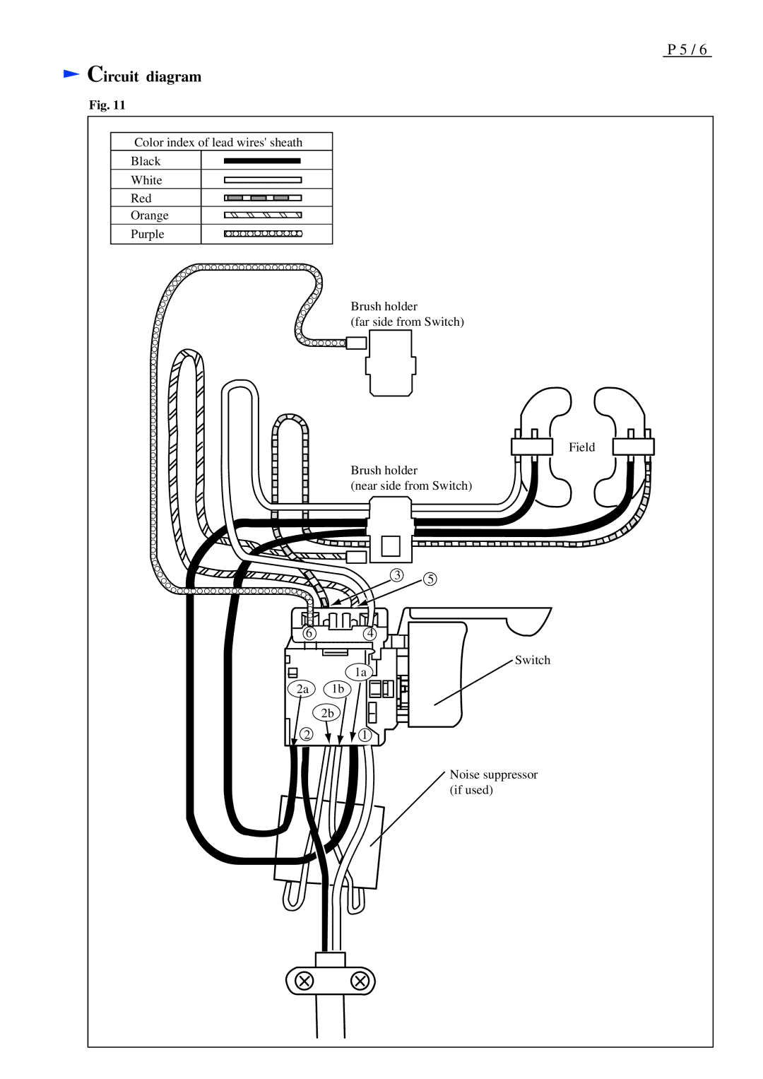 Makita HP1631, HP1630 specifications Circuit diagram 