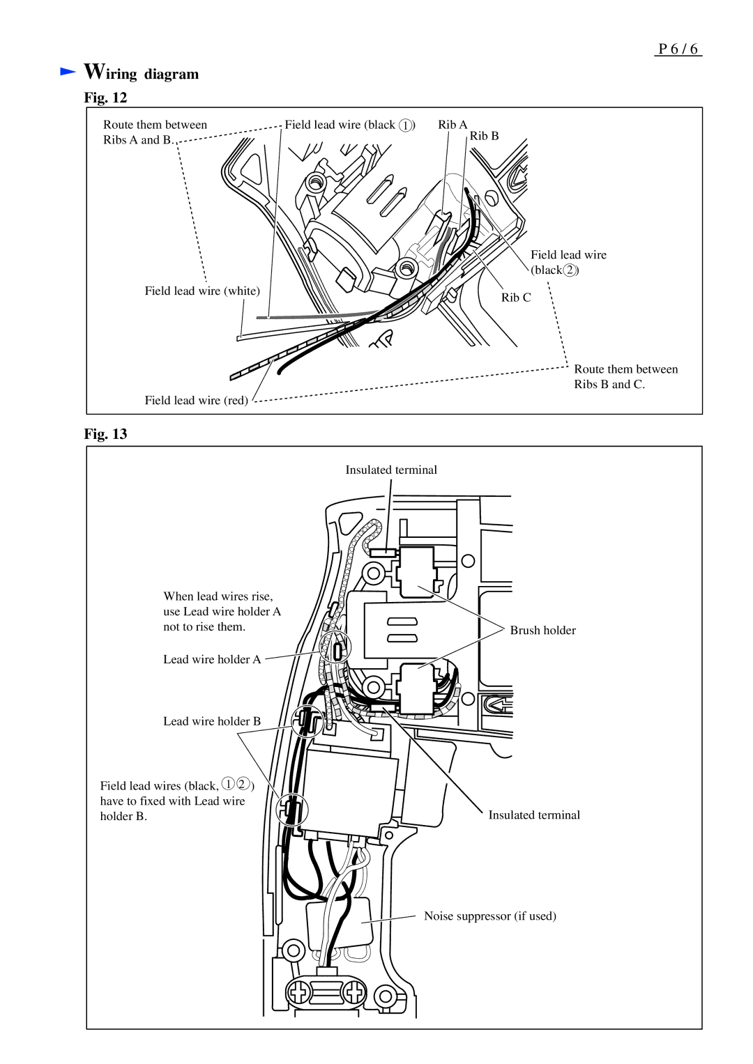 Makita HP1630, HP1631 specifications Wiring diagram 