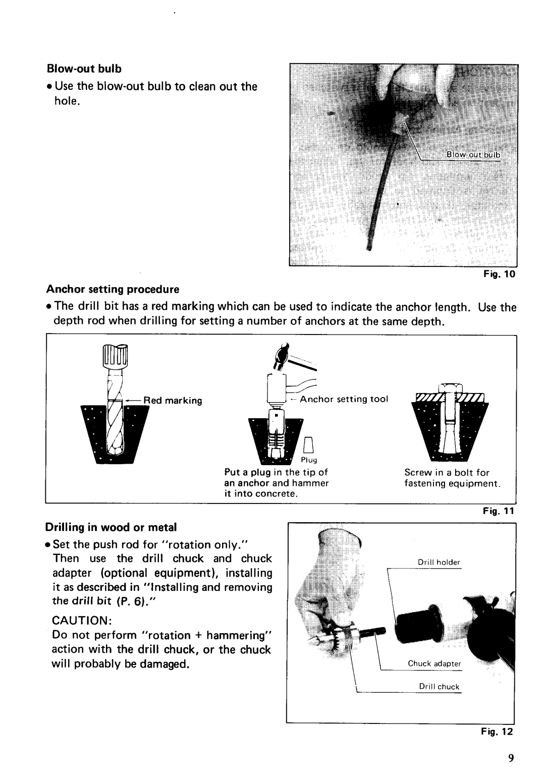 Makita HR1821 instruction manual Fig. fi 