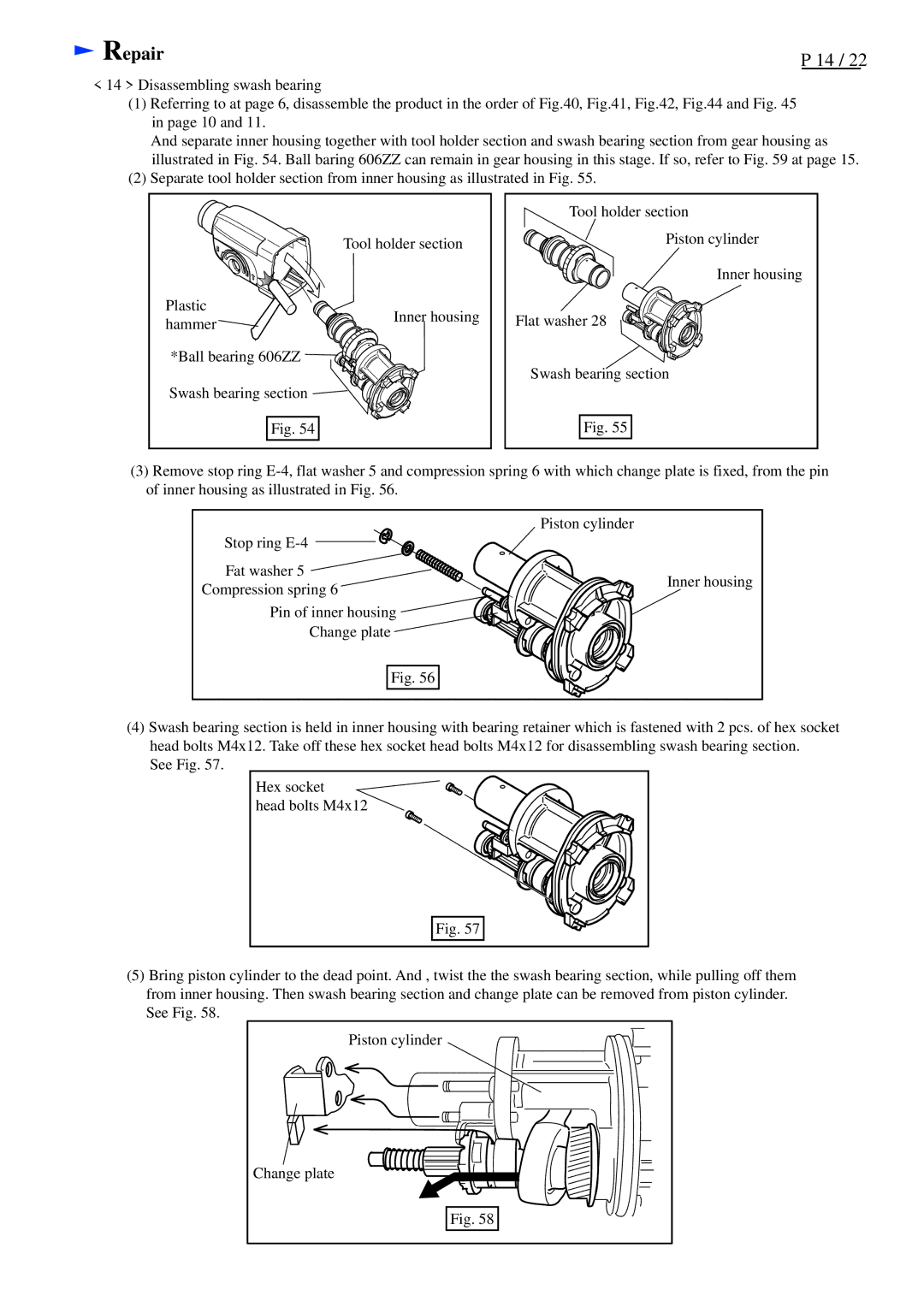 Makita HR2450T, HR2450FT specifications Hammer 