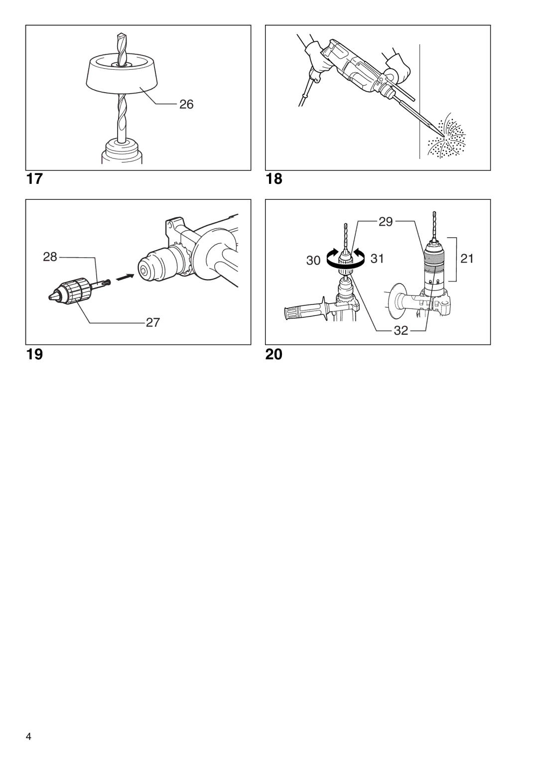 Makita HR2450F/FT, HR2450X, HR2450/T instruction manual 