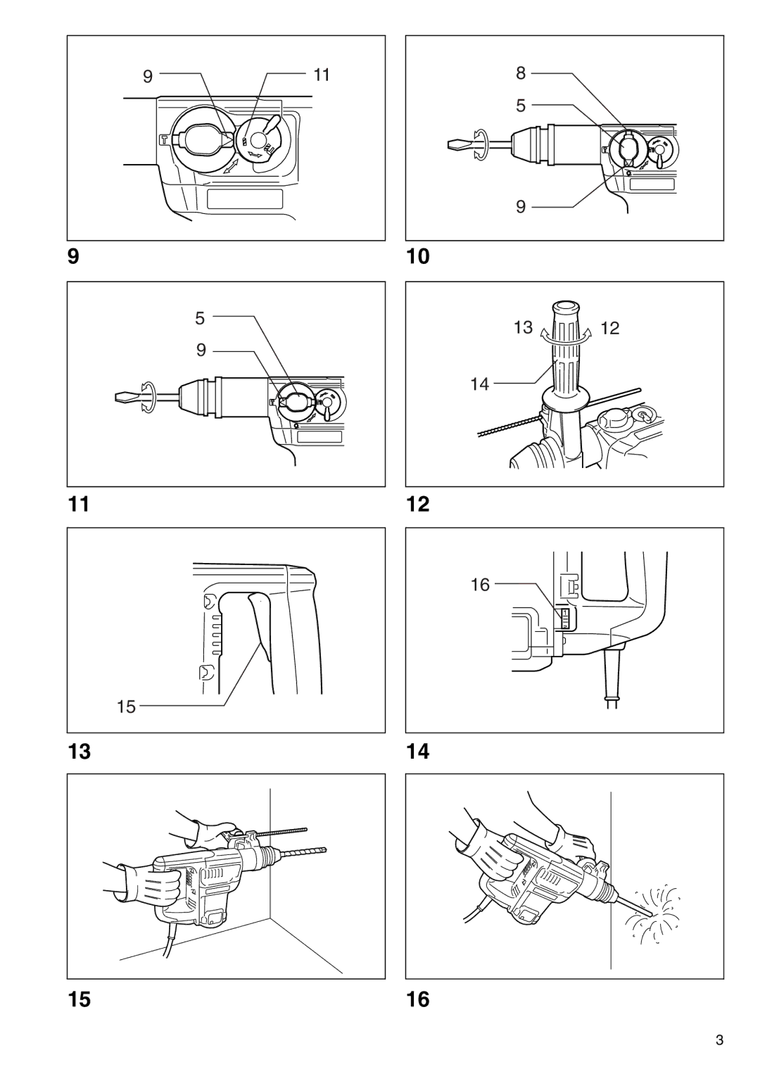 Makita HR3000C instruction manual 911 